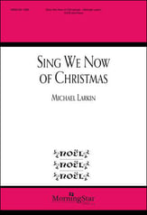 Sing We Now of Christmas SATB choral sheet music cover